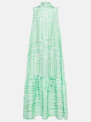 Длинное платье Asceno зеленое