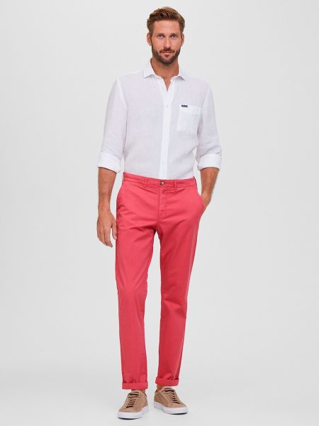 Pantalones chinos slim fit Façonnable rosa
