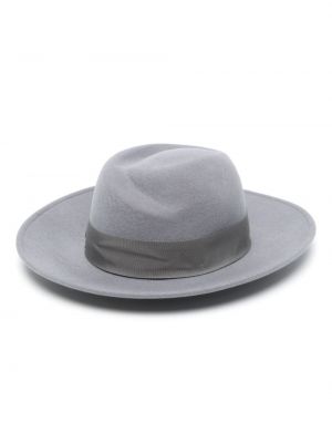 Woll mütze Borsalino grau