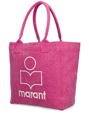 Bevásárlótáska Isabel Marant rózsaszín