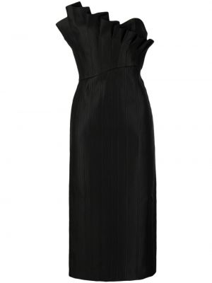 Sukienka midi asymetryczna Acler czarna