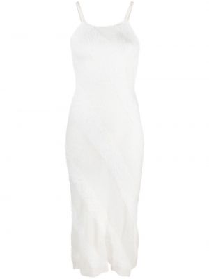 Pletené šaty Gimaguas bílé