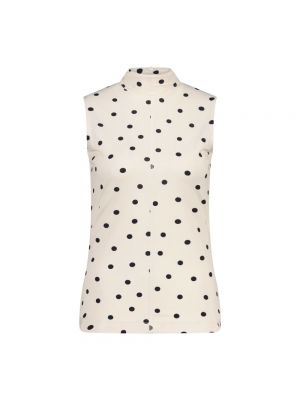 Gepunkteter top Ps By Paul Smith beige