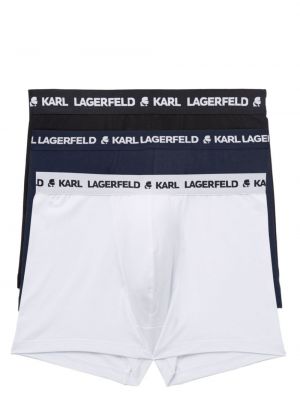 Bavlněné boxerky Karl Lagerfeld modré