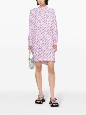 Kleid mit print Kenzo pink