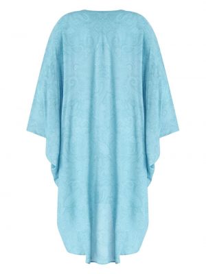 Kleid mit geknöpfter mit print mit paisleymuster Etro blau