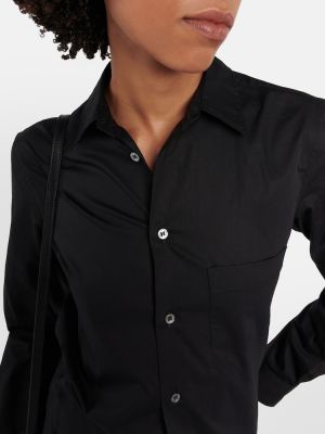 Bavlněná košile Ann Demeulemeester černá