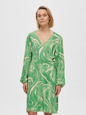 Suknele Selected Femme žalia