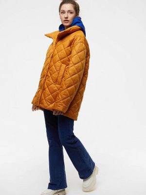 Утепленная демисезонная куртка Vamponi желтая