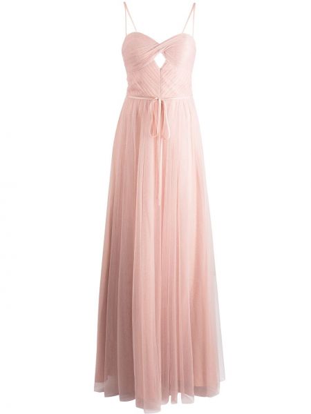 Vestido de noche con corazón Marchesa Notte Bridesmaids rosa