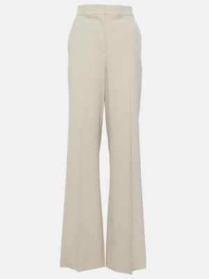 Pantalones de lana Max Mara beige