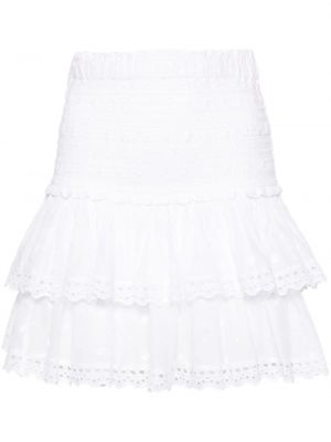 Mini sukně Marant Etoile bílé