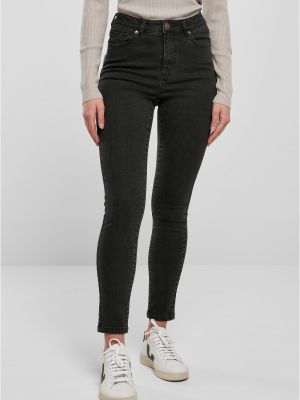 Skinny džíny s vysokým pasem Uc Ladies černé