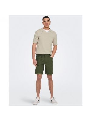 Pantalones chinos Only & Sons verde