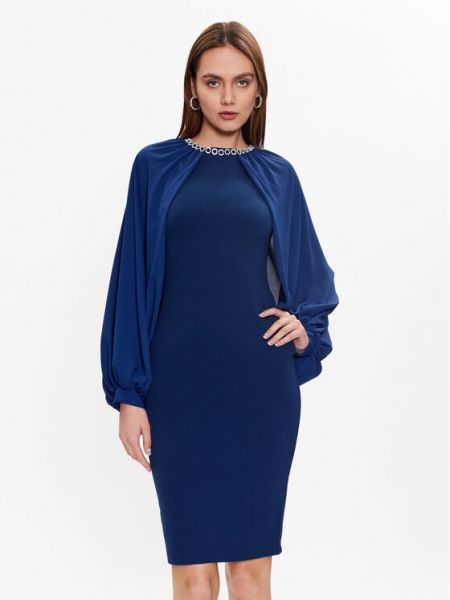 Коктейльное платье Rinascimento синее
