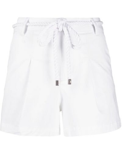 Pantalones cortos deportivos con cordones Ea7 Emporio Armani blanco