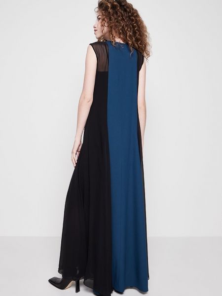 Sukienka długa Nina Ricci niebieska