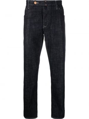 Slim fit skinny fit-jeans Incotex blå