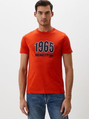 Футболка United Colors Of Benetton оранжевая