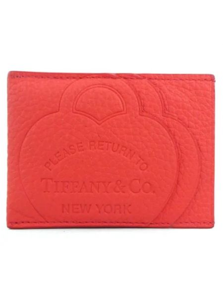 Geldbörse Tiffany & Co. Pre-owned rot