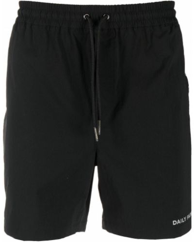 Bermuda kratke hlače s potiskom Daily Paper črna