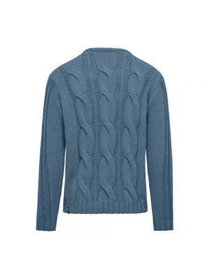Jersey de lana de punto de tela jersey Bomboogie azul