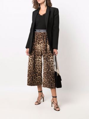 Pantalones con estampado leopardo Dolce & Gabbana