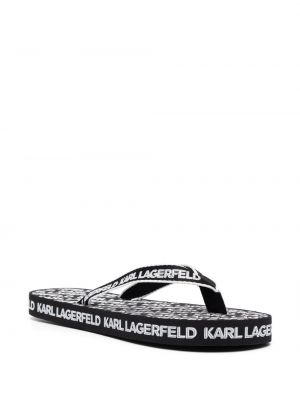 Žabky s potiskem Karl Lagerfeld