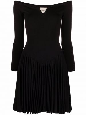 Plissert dress Khaite svart