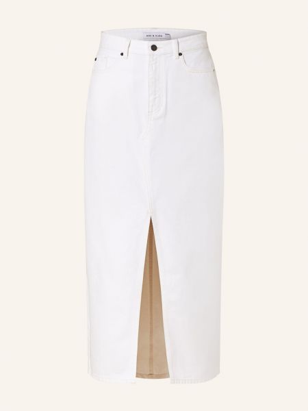 Spódnica jeansowa Mrs & Hugs biała