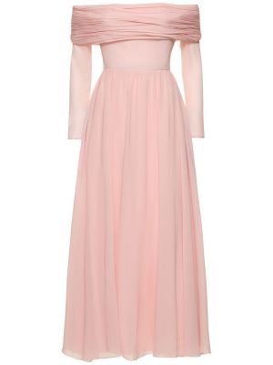 Hedvábné šaty Giambattista Valli růžové