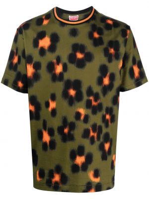 Leopardí tričko s potiskem Kenzo