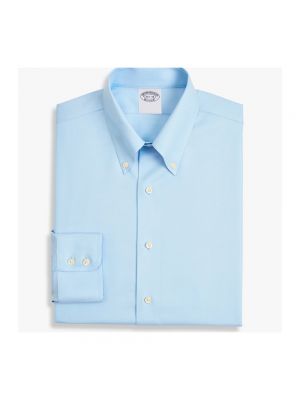 Camisa ajustada slim fit de algodón Brooks Brothers