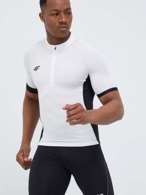 4F edzős póló , mintás - fehér
