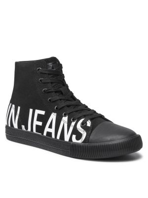 Scarpe in tela Calvin Klein Jeans nero