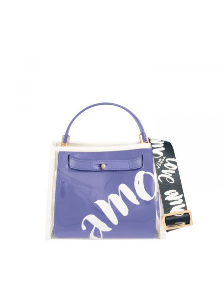Прозрачная сумка Tosca Blu фиолетовая