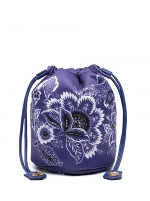 Pisemska torbica s cvetličnim vzorcem s potiskom Etro