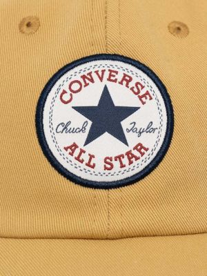 Kšiltovka s aplikacemi Converse žlutá