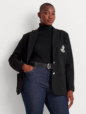 Blazer de tejido jacquard Lauren Ralph Lauren Woman negro