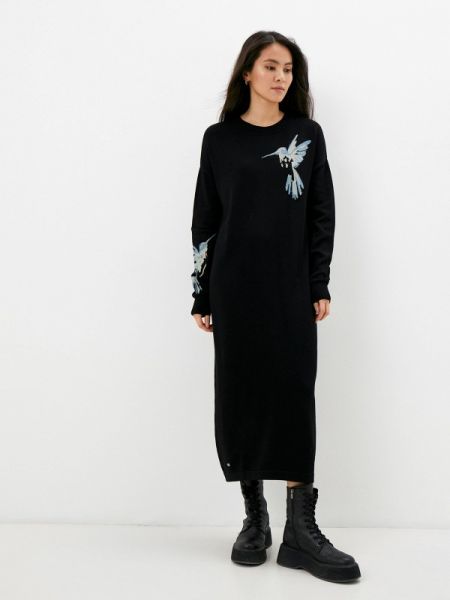 Платье-свитер Odalia черное