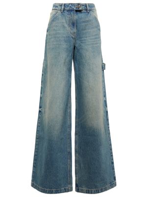 Voľné džínsy s vysokým pásom Courrã¨ges modrá