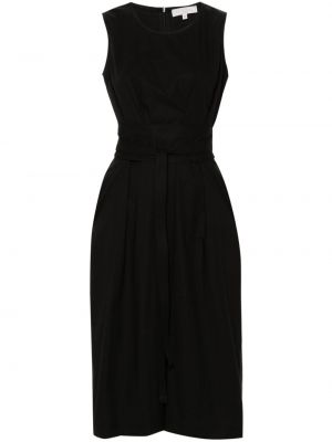 Плисирана миди рокля Antonelli черно