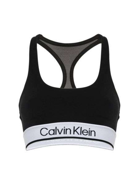 Czarny biustonosz sportowy Calvin Klein