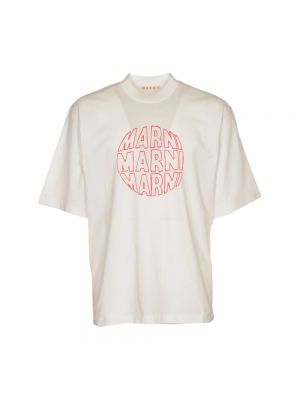 Chemise en coton à imprimé Marni