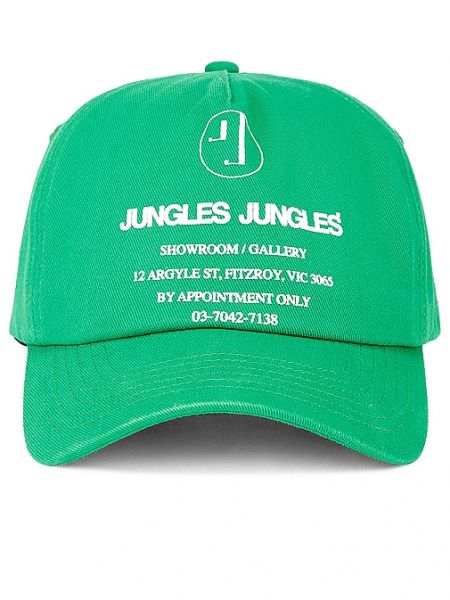 Cappello con visiera Jungles verde