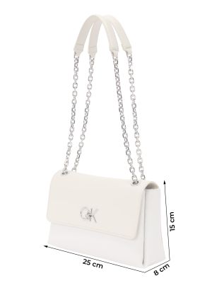 Jacquard torbica Calvin Klein bijela
