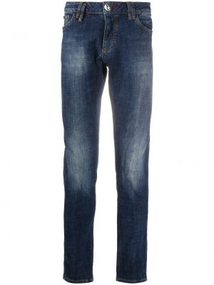 Skinny fit-jeans Philipp Plein blå