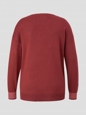 Пуловер Triangle червено