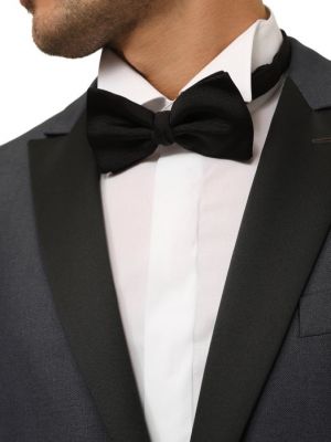 Хлопковый шелковый галстук Altea черный