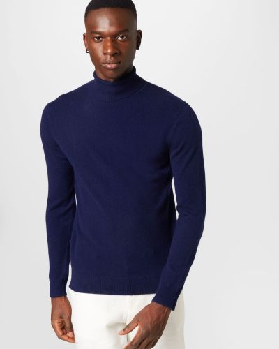 Kašmira džemperis ar augstu apkakli Pure Cashmere Nyc zils